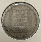 France 1938 20 Francs Silver Coin