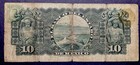 1907 Mexico 10 Pesos Banknote El Banco Del Estado De Mexico Toluca