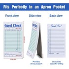 Guest Check Receipt Book Notepad Invoice Stub For Food Order 50 Sheets pad
