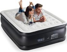 Queen Size Air Mattress 22  Inflatable Blow Up Mattress Airbed W  Built-in Pump