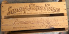 Vtg Sunny Slope Farms Carolina Peaches Gaffney  S c  Wood Peach Crate 20x12x11h