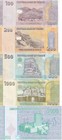 Yemen Set 5 Unc 100 200 500 1000 5000 Rials 2017-2024 P 37 38 39 40 41 New