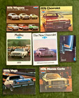 12 Vintage Car Dealership Sales Brochure Catalogs Chevrolet Chevy Cars Wagons