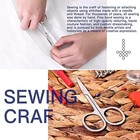 Sewing Kit Thread Threader Needle Tape Measure Scissor Thimble Home Travel