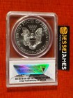 2017  p  Silver Eagle Anacs Ms70 First Strike Struck At Philadelphia Mint Label