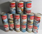 Lot Of 15 Schmidt   s Outdoor Wildlife Steel Beer Cans Bottom Opened