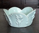 Walt Disney Vernon Kilns 1940 Fantasia  124 Satyr Cherub Teal Ceramic Bowl