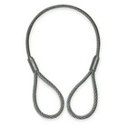 Dayton 1dng8 Wire Rope Sling  3 Ft L  1  300 Lb Load Cap