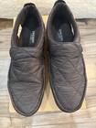 Sperry Moc-sider Nylon Quilted Black Slip-on Men s Slippers 10 5 Sts23793