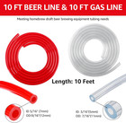 10 Ft 3 16 Beer Line Tubing   5 16 Co2 Hose Kegerator Lines Kegerator Parts Kit 