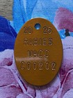 5pcs Rabies Vaccination Dog Tags 2026 Vet Tags Dogs Cats Lot Bulk Vet Supply