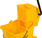 26-quart Commercial Mop Bucket With Side-press Wringer  Precision-molded Polypro