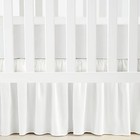  Ruffle Crib Skirt  16  Drop White
