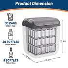 12 Volt Refrigerator  32qt 30l Car Fridge  Electric Cooler   Warmer 12v Dc 110ac
