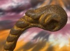 Pair Vintage Large Cast Iron Wall Hook Coat Hook  Rustic Rust Patina Wall Decor