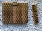 Vtg Revlon Snow Peach Futurama Lipstick Misty Rose    love Pat    Compact Set Nos