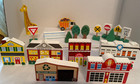 Wooden Town  18 Pcs  Most Are Melissa   Doug Town Set