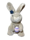 Rare Vintage 1985 Applause Plush Easter Bunny Rabbit Stuffed Animal Holding Egg