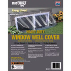 44-1 4 In  X 12 In  Rectangular Window Well Cover Plastic Heavy Duty Durable Fre
