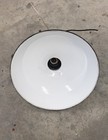 16    Vintage Porcelain Light Fixture-green-gas Station warehouse industrial barn