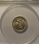 1881 3 Cent Cn Piece Graded Anacs Pr63