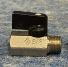 Lot Of 3 S35 3 8 Cw617n 19  450-cwp Pn30 Mini Shutoff Ball Valves