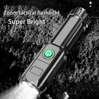 Rechargeable 990000lm Led Flashlight Tactical Police Super Bright Torch Zoomable