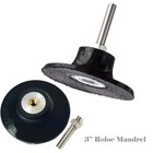 3  Roll Lock For Roloc Type Sanding Polishing Disc Mandrel Arbor Type R 1 4 