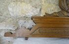 32   Antique French Pediment Hand Carved Wood Solid Chesnut - Crown