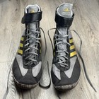 Adidas Combat Speed 5 Wrestling Shoes Mens 11 Black Grey Gold Hp6865 High Top