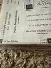    stampin    Up It   s Your Birthday Set Rubber Stamps - New Never Used