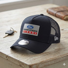 Premium Ford Power Stroke Diesel Embroidered Hat - Black Mesh Direct Embroidery