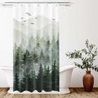 Accnicc Stall Small Sage Green White Misty 36 w X 72 l  pack Of 1  