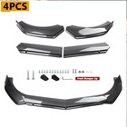 For Kia Rio 2001-2023 Carbon Fiber Front Bumper Lip Spoiler Side Skirt Body Kits