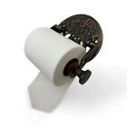 Bronze Cast Iron Toilet Roll Holder Antique Design Bathroom Wc Washroom