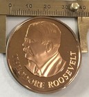 Teddy Roosevelt Leads Rough Riders In The  Battle Of San Juan Hill Coin Medal