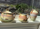 Beautiful Antique Nippon Japanese Hand Painted Tea Set