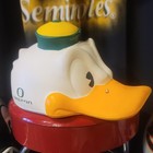 Disney Donald Duck Head Coin Bank With Green   Yellow Oregon Hat