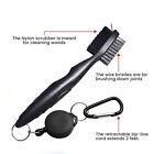 Double Sided Golf Club Cleaning Brush Retractable Groove Sharpener -made In Usa