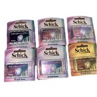 Vtg Schick Silk Effects Plus Razor W  Aloe Refill Blades 6 Packs 60 Total Lot