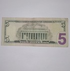 Rare      5 Dollar Bill    star    Note 2017a Misaligned Low Serial Number Print Error