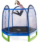 7ft Hexagon Trampoline Kids Safety Enclosure Foam Padding Backyard Fun New