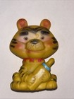 Lot Of 4 Vintage Mid Century Rubber Squeeky Baby Toys Horse Bear Duck Tiger