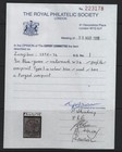 Zanzibar 1895 British Colony 1 2 Penny Used Stamp Overprint Is Forgery   Certifi