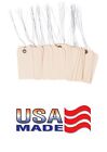 1000- 3 3 4  X 1 7 8  Size 3 Manila Inventory Shipping Hang Tags With Wire 13 Pt