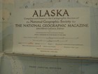 Vintage Alaska Map National Geographic June 1956