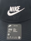Nwt Kids Nike Swoosh Club Cap One- Size Black white Hat   brand New  nwt Look 