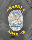 Rare Vintage 80s Adam 12 Tv Show Cast And Crew Satin Bomber Jacket Mens Size Xl
