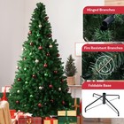 Artificial Christmas Tree 7 5ft Unlit Spruce With 1326 Branch Tips And Stand