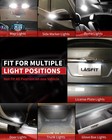 Lasfit T10 Led License Plate Light Bulbs 6000k Super Bright White 168 2825 194